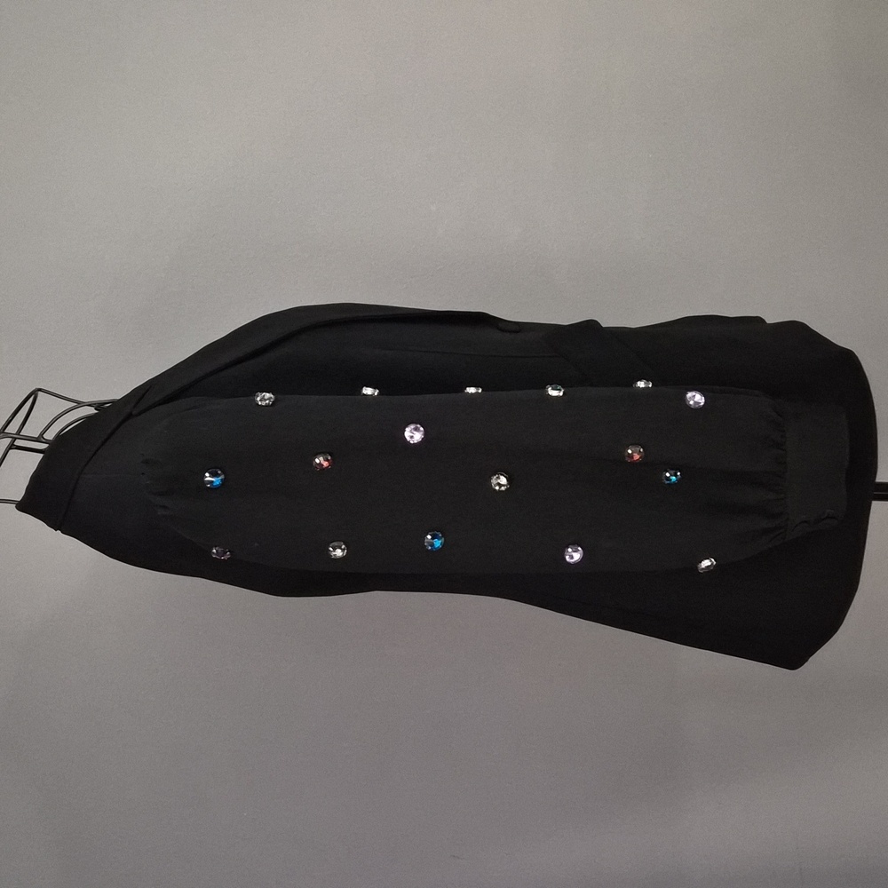 Cinq A Sept Embellished Black Women's Blazer - Picture 6 of 10